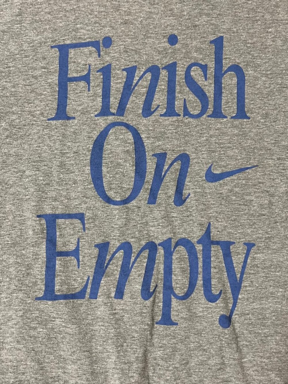 "Finish on Empty" Nike t-shirt; Size L - Picture 2 of 10